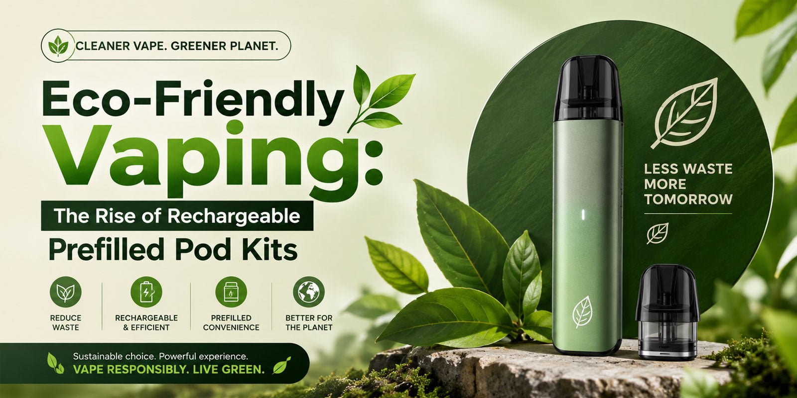 Eco-Friendly Vaping: The Rise of Rechargeable Prefilled Pod Kits in the UK