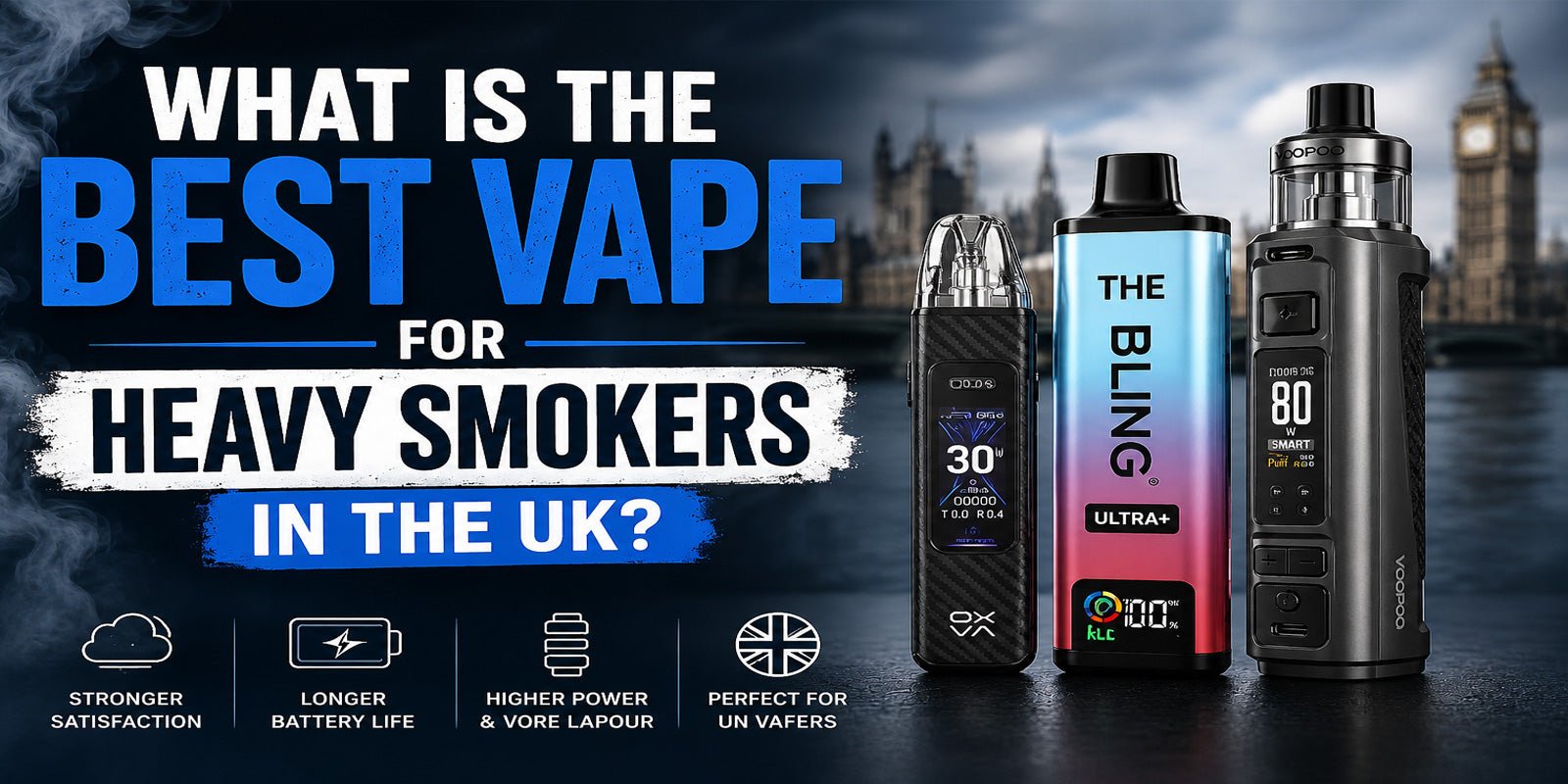 What Is the Best Vape for Heavy Smokers in the UK?