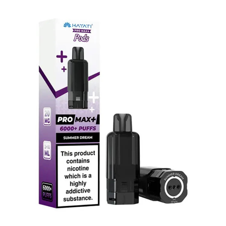 Hayati Pro Max Plus 6000 Puffs Prefilled Pod Pack of 5 - 10mg