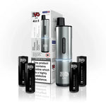 4 in 1 IVG Air 2400 Puffs Prefilled Pod Kit ( Box of 5 ) Silver Edition (4 Pods x Multi Flavours)