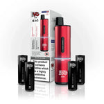 4 in 1 IVG Air 2400 Puffs Prefilled Pod Kit ( Box of 5 ) Purple Edition (4 Pods x Multi Flavours)