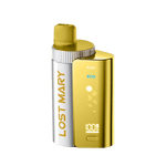 4 in 1 Lost Mary 3200 Puffs Pre - filled Pod Vape Kit Box of 5 Lemon Edition
