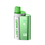4 in 1 Lost Mary 3200 Puffs Pre - filled Pod Vape Kit Box of 5 Green Edition