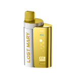 4 in 1 Lost Mary 3200 Puffs Pre - filled Pod Vape Kit Box of 5 Lemon Edition