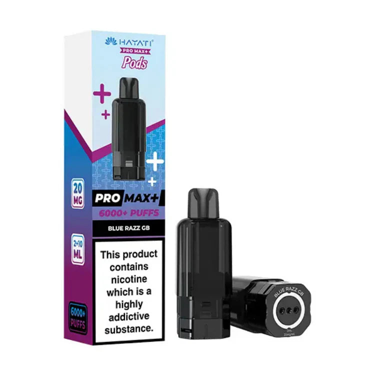 Hayati Pro Max Plus 6000 Puffs Prefilled Pod Pack of 5 - 10mg