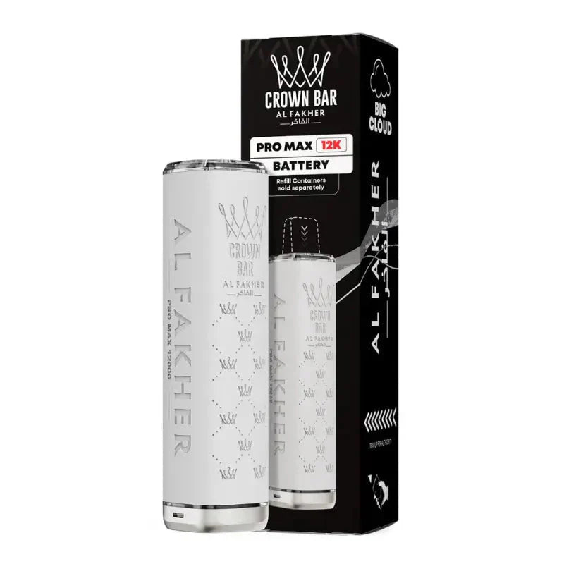 Al Fakher 12K Pro Max Prefilled Pod Vape Box of 5 White