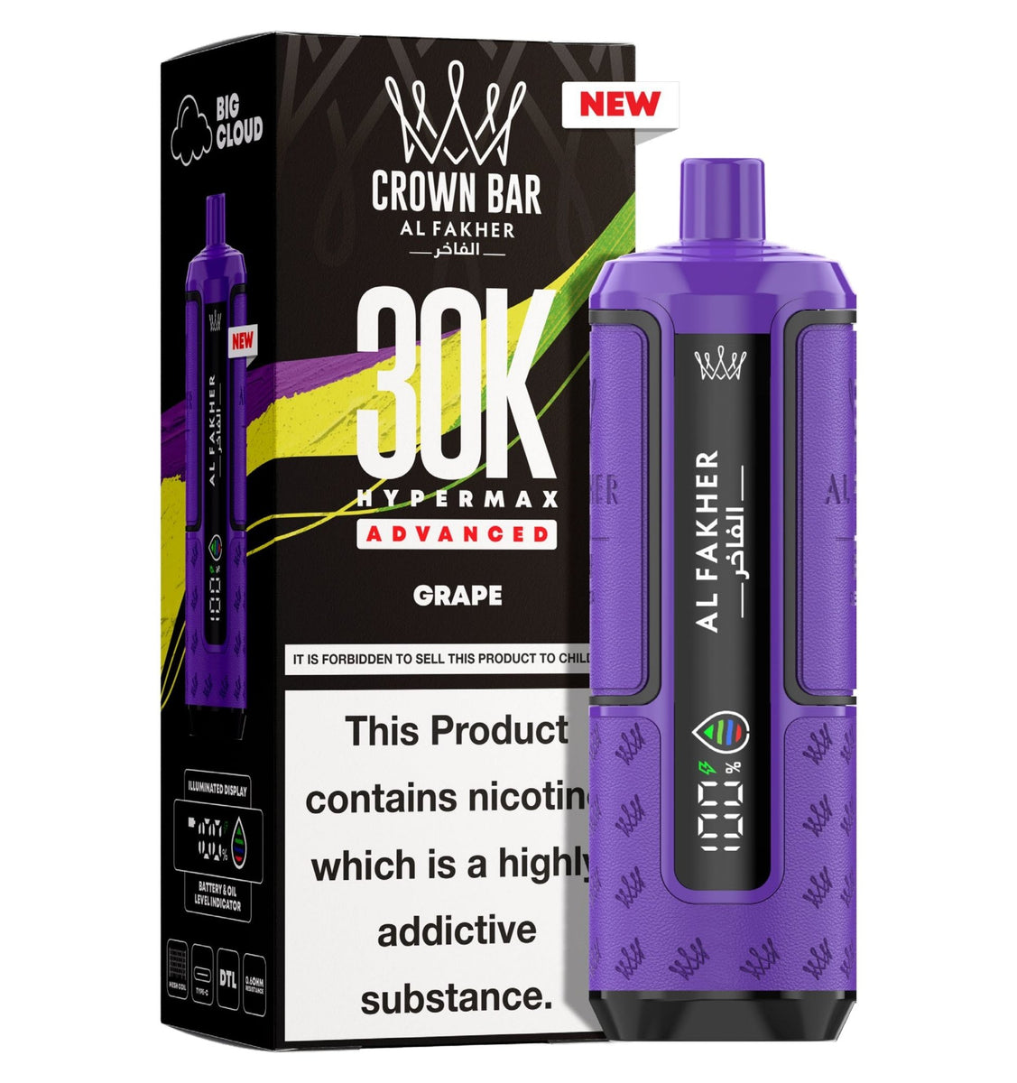 Al Fakher 30K Hypermax Prefilled Pod Kit - Box of 5– Bulk Vape Wholesale