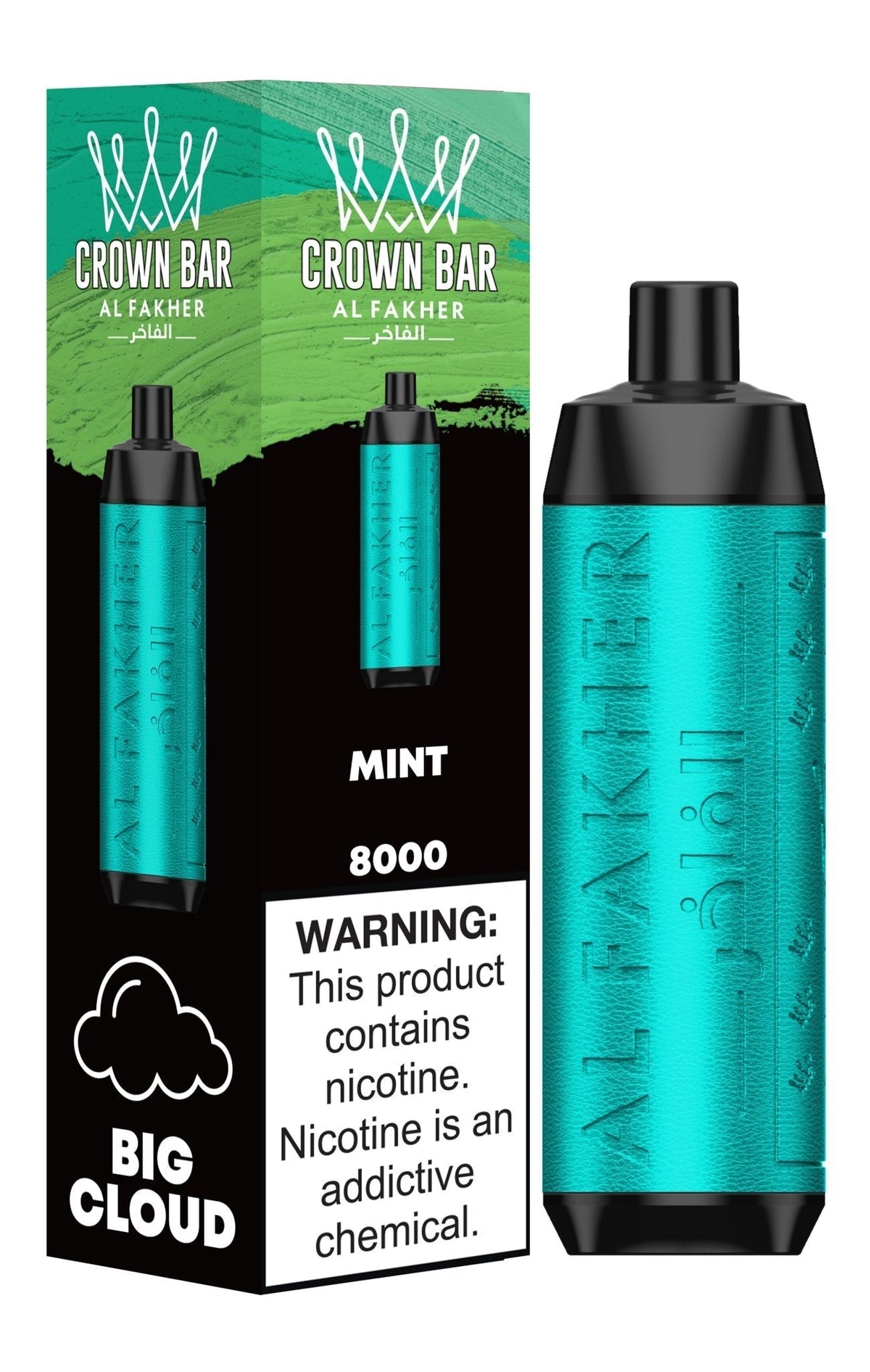 Al Fakher Crown Bar 8000 Puffs Disposable Vape Box of 10 - Bulk Vape Wholesale