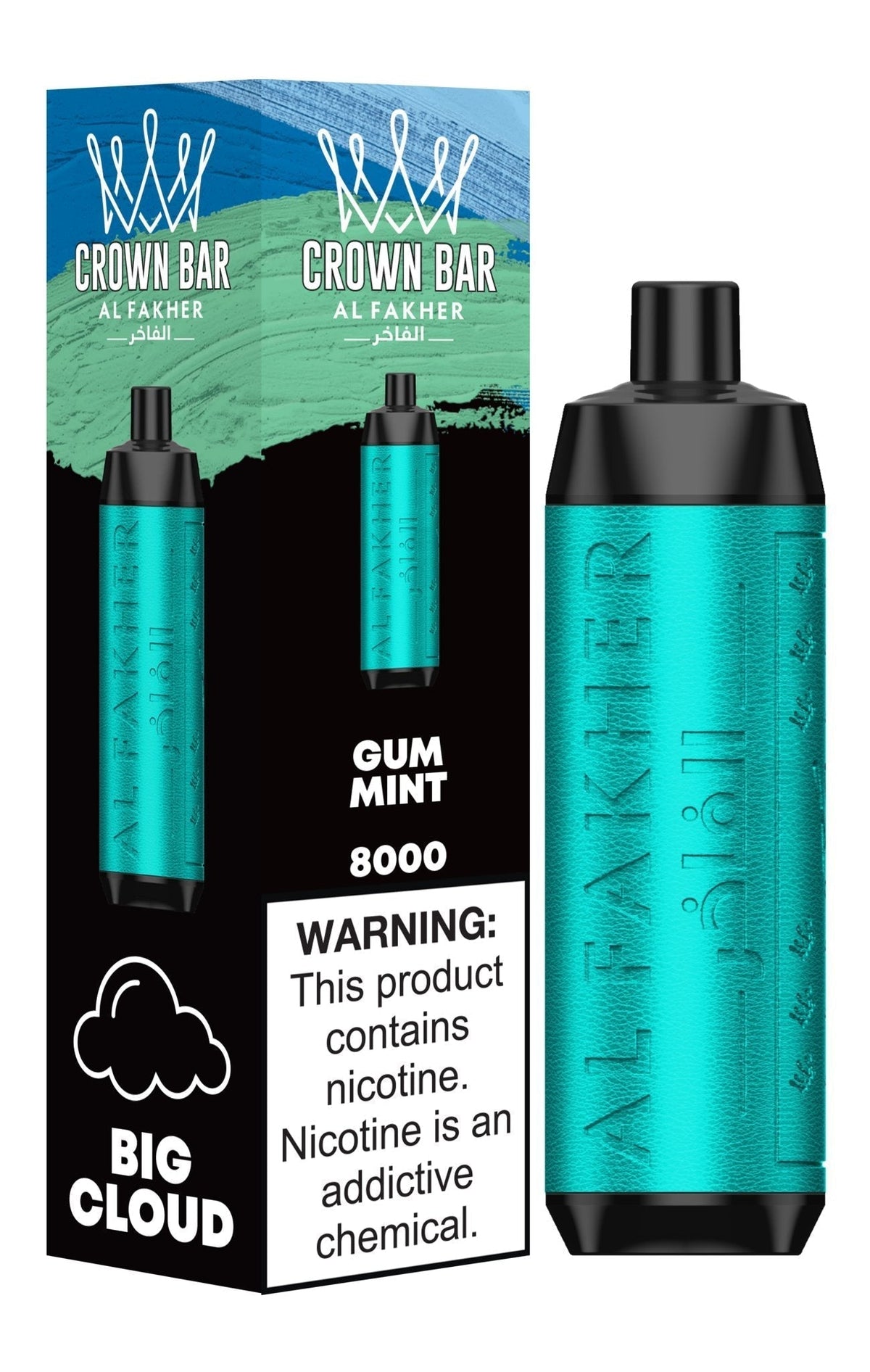 Al Fakher Crown Bar 8000 Puffs Disposable Vape Box of 10 - Bulk Vape Wholesale