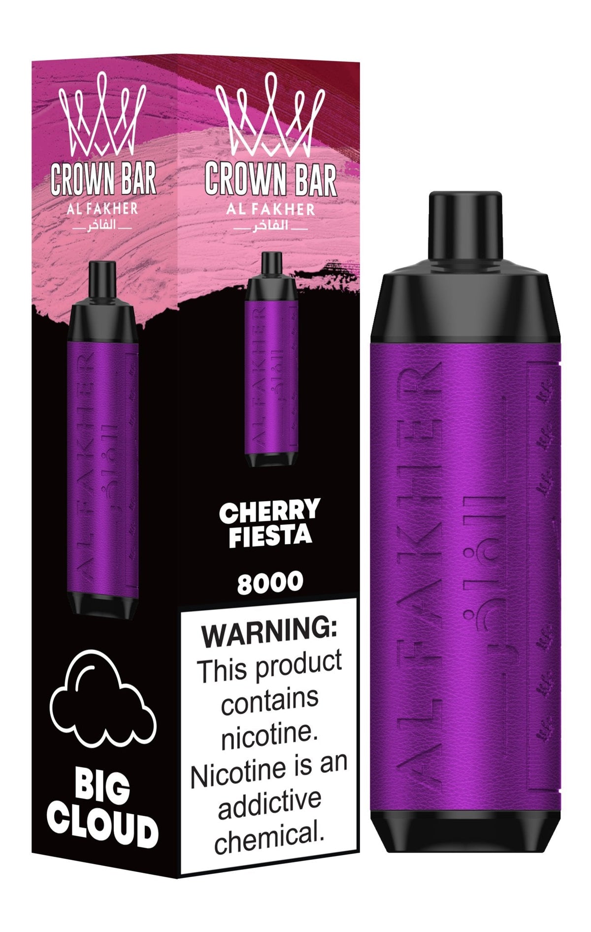 Al Fakher Crown Bar 8000 Puffs Disposable Vape Box of 10 - Bulk Vape Wholesale