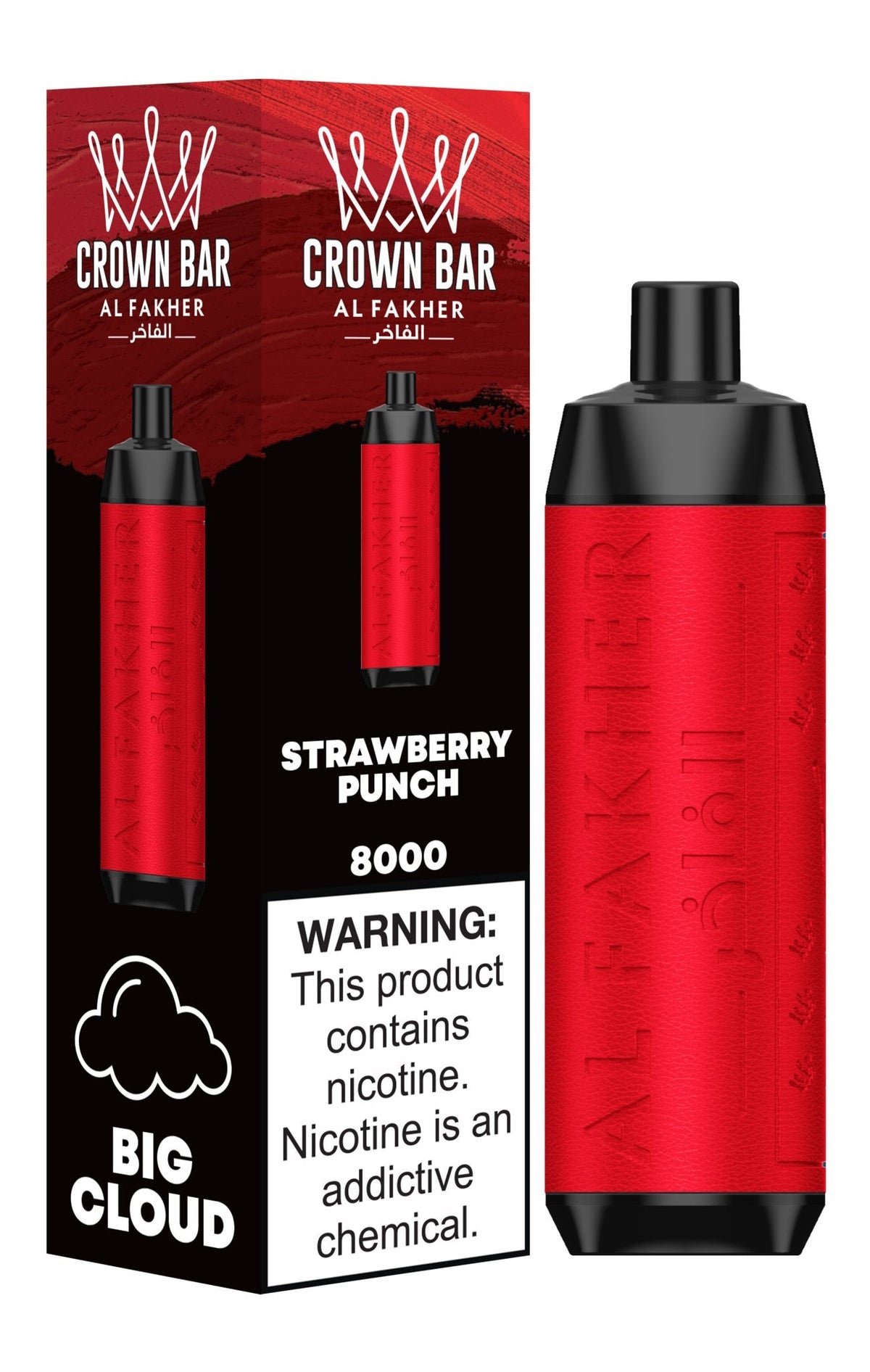 Al Fakher Crown Bar 8000 Puffs Disposable Vape Box of 10 - Bulk Vape Wholesale