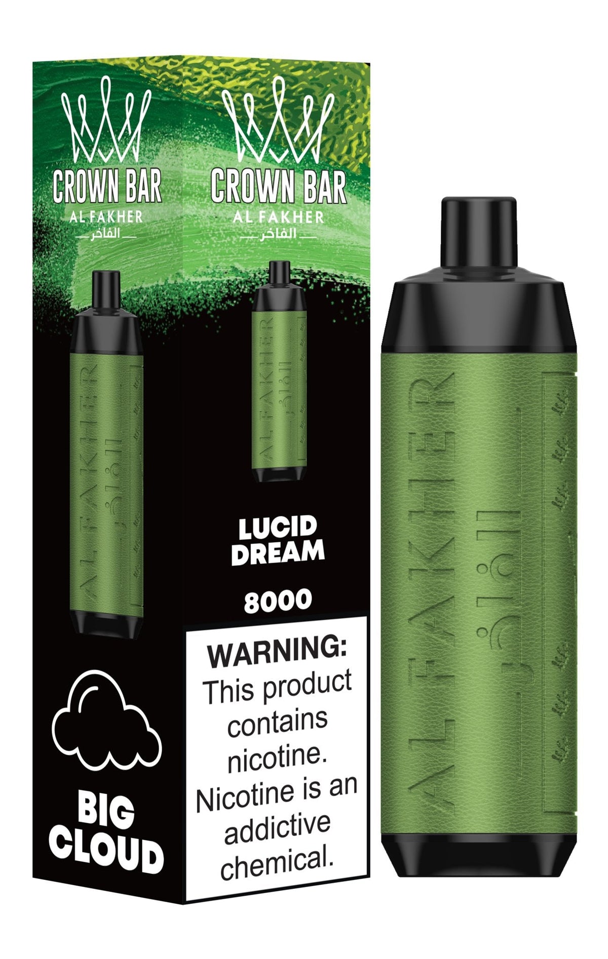 Al Fakher Crown Bar 8000 Puffs Disposable Vape Box of 10 - Bulk Vape Wholesale