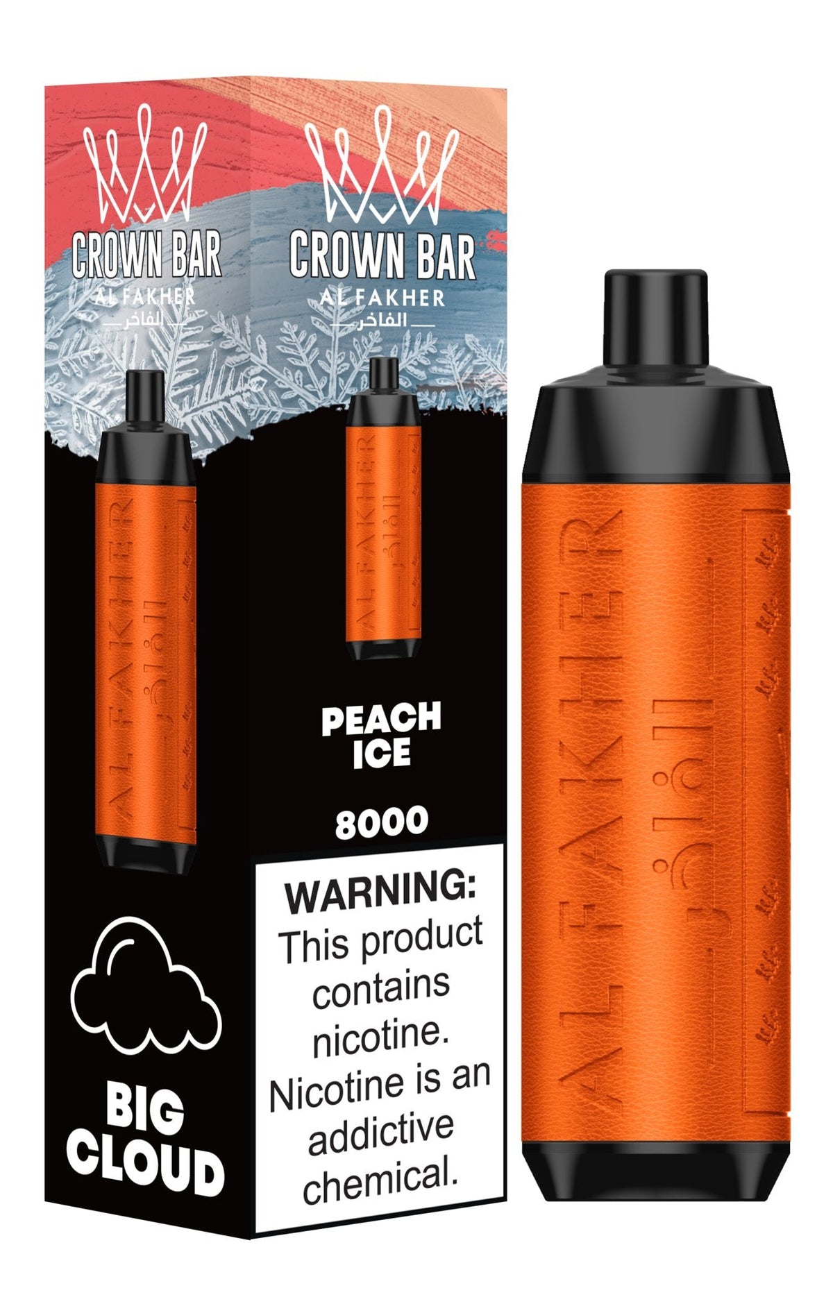 Al Fakher Crown Bar 8000 Puffs Disposable Vape Box of 10 - Bulk Vape Wholesale