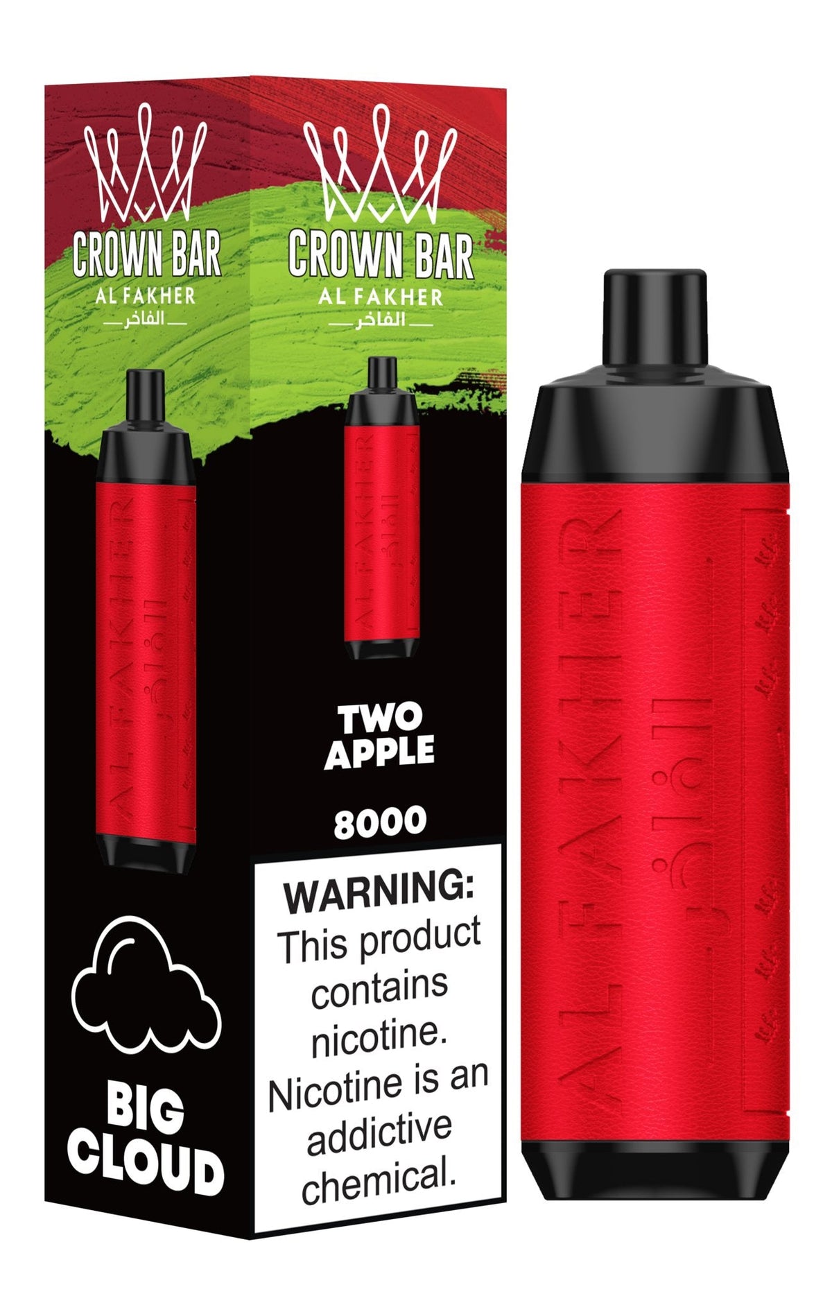 Al Fakher Crown Bar 8000 Puffs Disposable Vape Box of 10 - Bulk Vape Wholesale