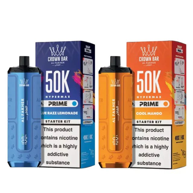 Al Fakher Hypermax Prime 50K Prefilled Pod Kit Blue Razz Lemonade