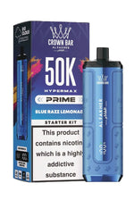 Al Fakher Hypermax Prime 50K Prefilled Pod Kit Blue Razz Lemonade