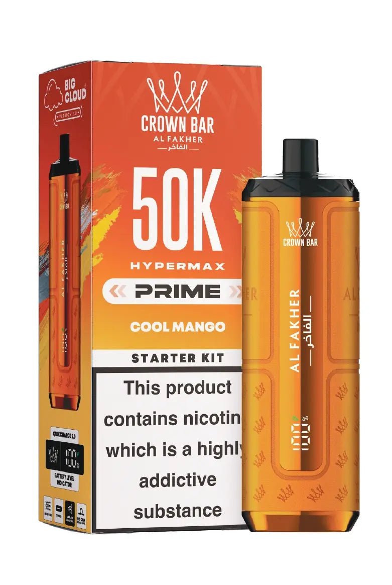 Al Fakher Hypermax Prime 50K Prefilled Pod Kit Cool Mango