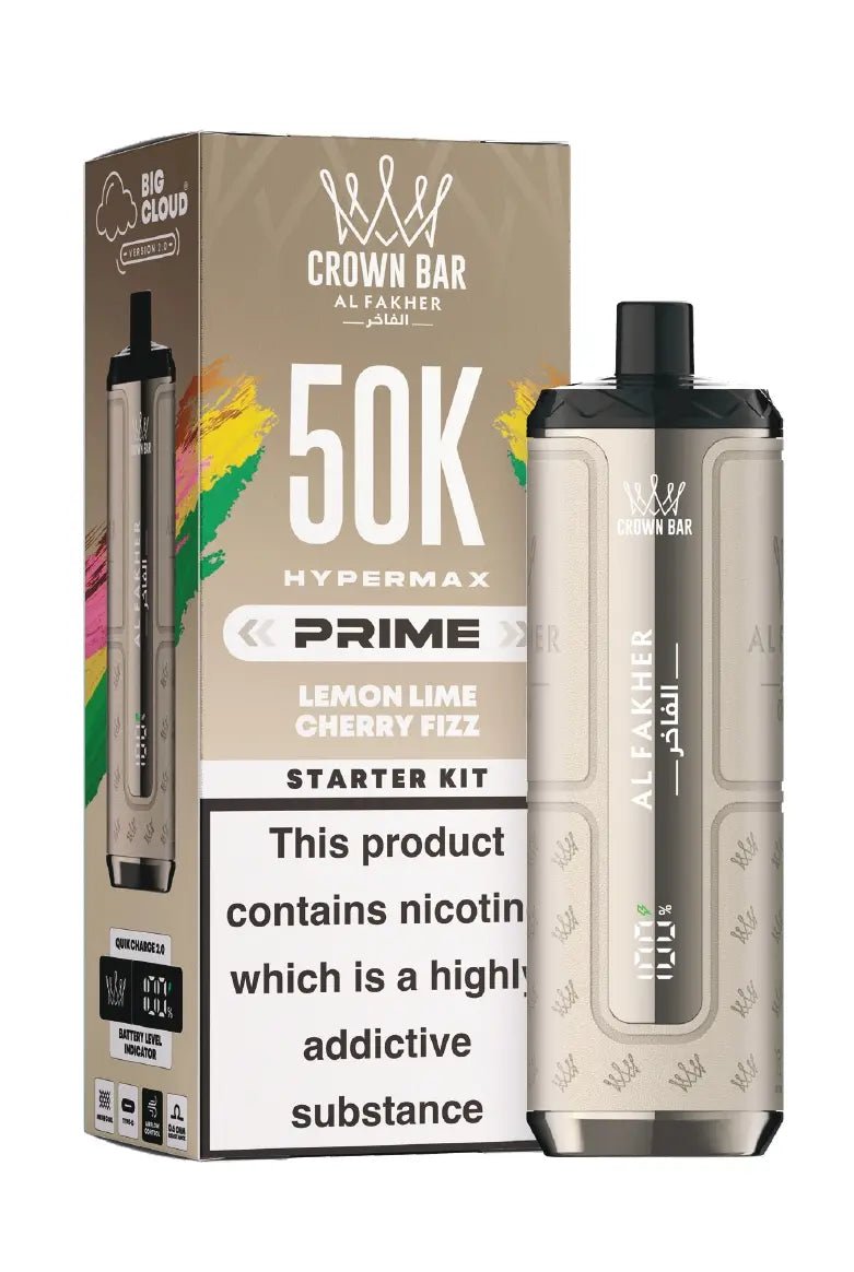 Al Fakher Hypermax Prime 50K Prefilled Pod Kit Lemon Lime Cherry Fizz