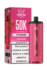 Al Fakher Hypermax Prime 50K Prefilled Pod Kit Two Apple