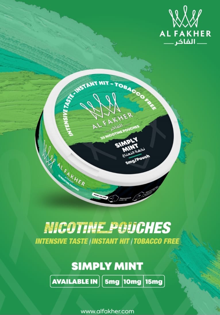 Al Fakher Nicotine Pouches - Pack of 5 - Bulk Vape Wholesale