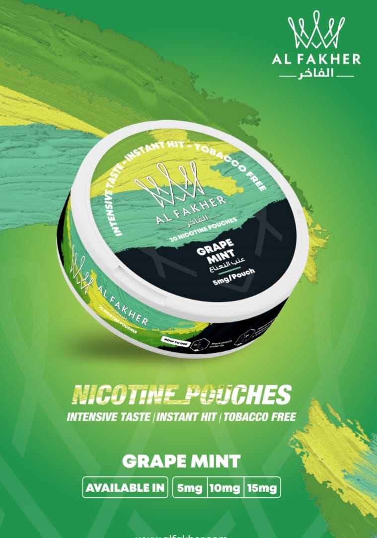 Al Fakher Nicotine Pouches - Pack of 5 - Bulk Vape Wholesale