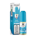 Bar Juice 5000 10ml Nic Salts E - liquids Box of 10 Blue Ice Pop *New*