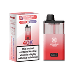 Aura Bar Twist 40k Prefilled Pod Vape Kit Box of 5 Strawberry Raspberry Ice / Strawberry Gummy Bear