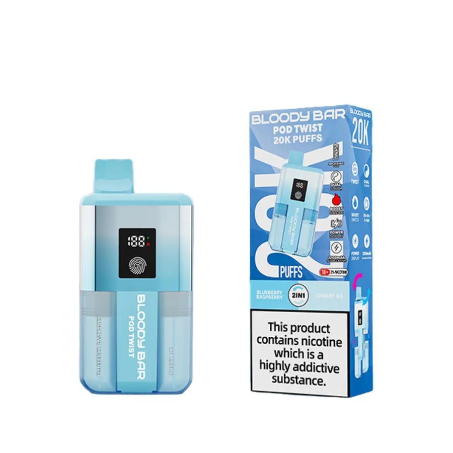 Buy Bloody Bar Ultra Twist 20000 Prefilled Pod Vape Box of 5 - Bulk Vape Wholesale