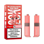 Bloody Bar Ultra Twist 20K Prefilled Pods Box of 5 Strawberry Kiwi/Peach Mango