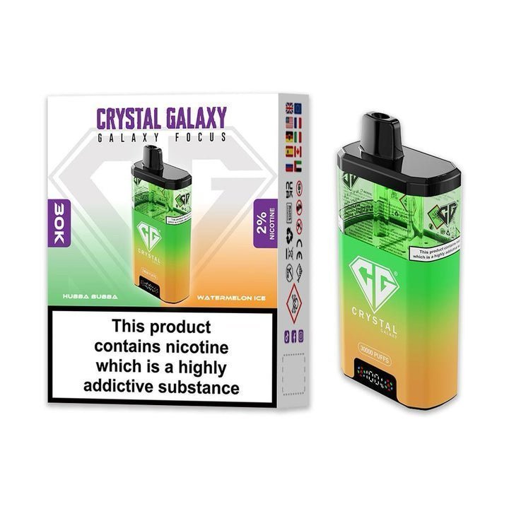 Buy Crystal Galaxy Focus 30k Disposable Vape Box of 5 - Bulk Vape Wholesale