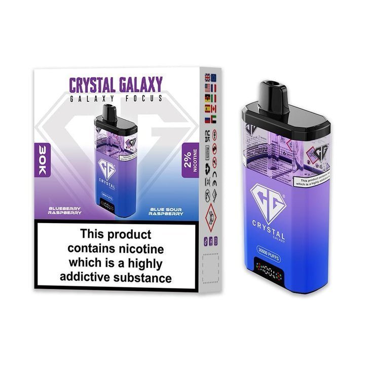 Buy Crystal Galaxy Focus 30k Disposable Vape Box of 5 - Bulk Vape Wholesale