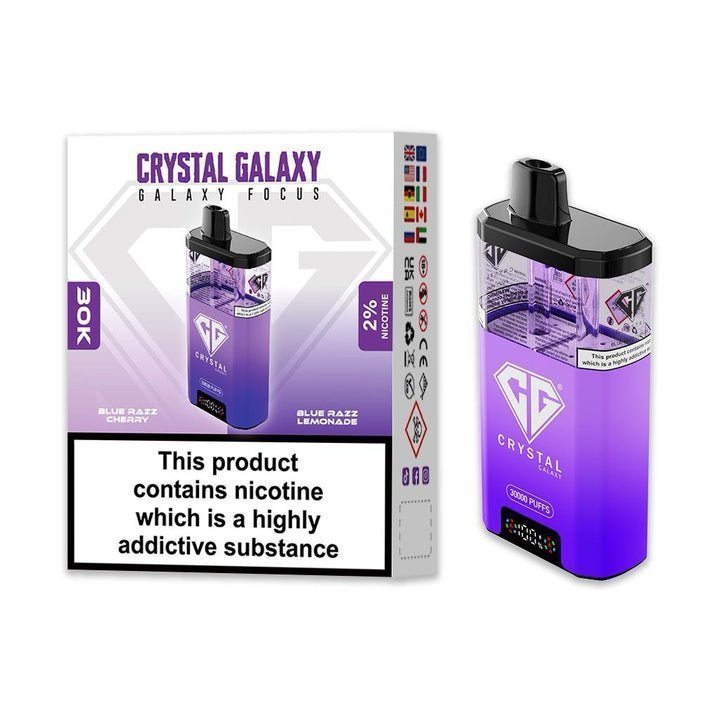 Buy Crystal Galaxy Focus 30k Disposable Vape Box of 5 - Bulk Vape Wholesale