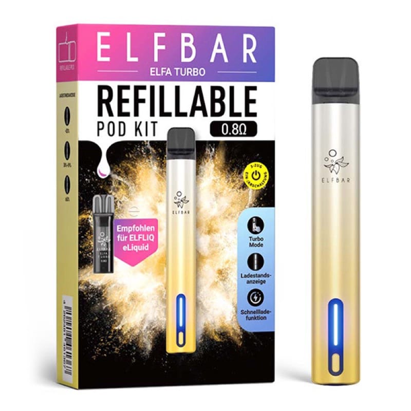 Buy Elf Bar Elfa Turbo Pod Kit | Refillable Pods - Bulk Vape Wholesale