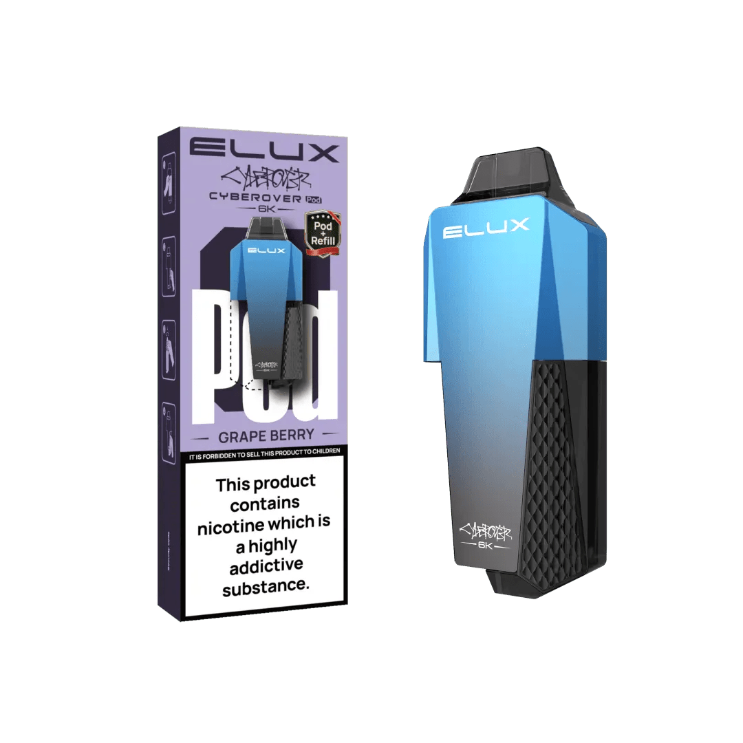 Buy Elux Cyberover 6K Replacement Pods Box of 5 - Bulk Vape Wholesale