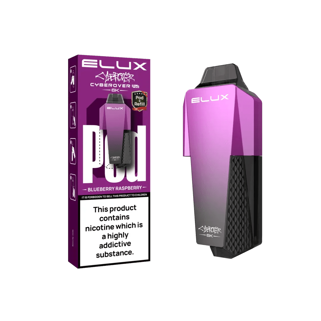 Buy Elux Cyberover 6K Replacement Pods Box of 5 - Bulk Vape Wholesale