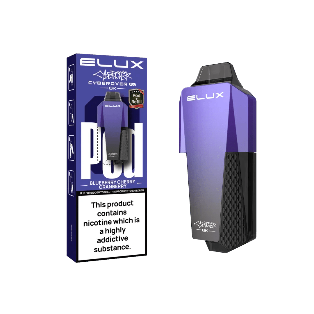 Buy Elux Cyberover 6K Replacement Pods Box of 5 - Bulk Vape Wholesale