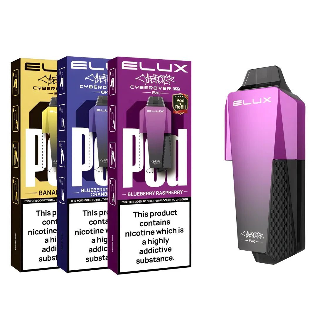 Buy Elux Cyberover 6K Replacement Pods Box of 5 - Bulk Vape Wholesale