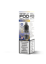 Feoba Pro 6000+ Replacement Pods Pack of 5 Blue Razz Lemonade