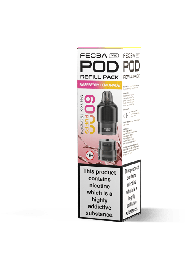 Buy Feoba Pro 6000+ Replacement Pods Pack of 5 - Bulk Vape Wholesale