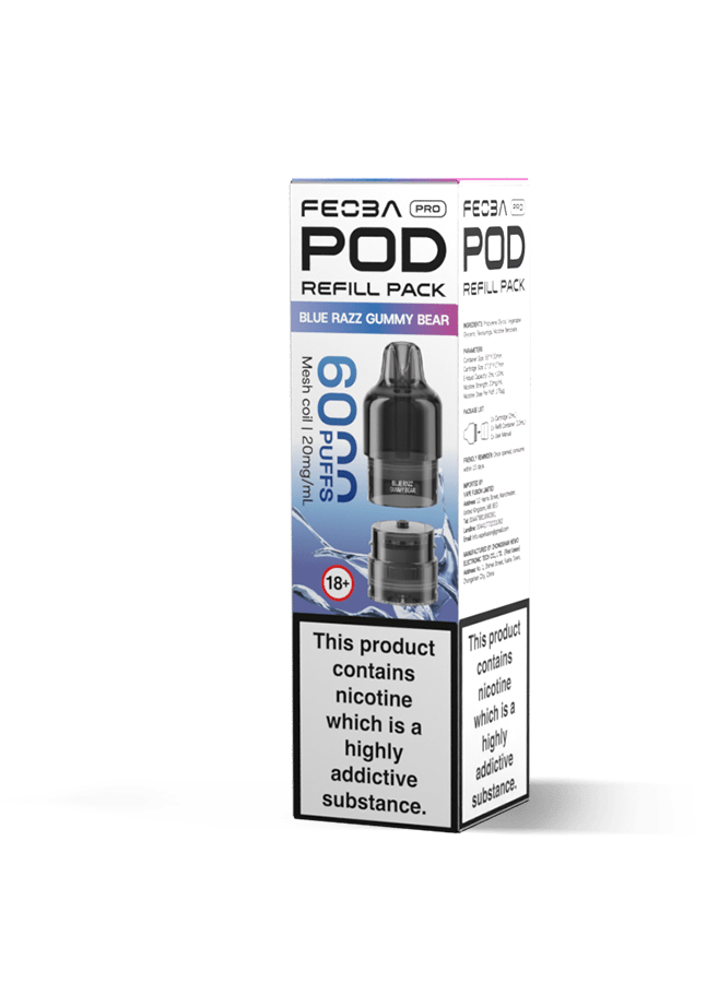 Buy Feoba Pro 6000+ Replacement Pods Pack of 5 - Bulk Vape Wholesale