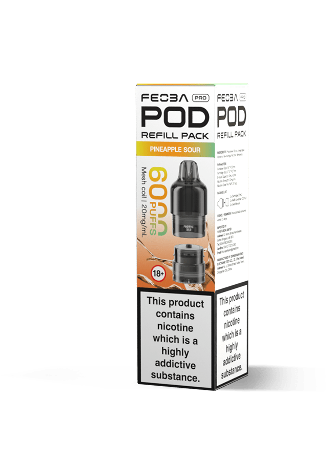 Buy Feoba Pro 6000+ Replacement Pods Pack of 5 - Bulk Vape Wholesale