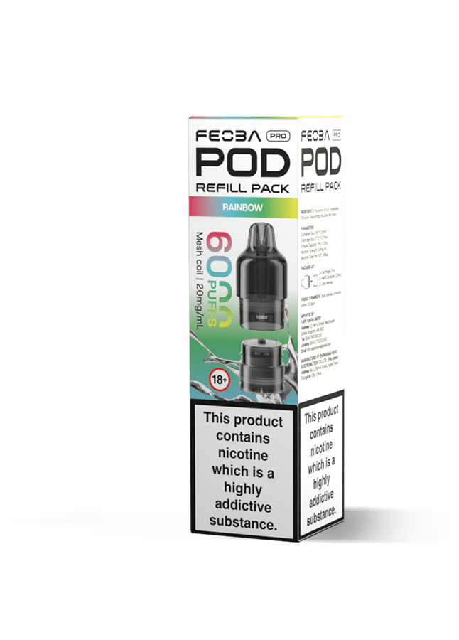 Buy Feoba Pro 6000+ Replacement Pods Pack of 5 - Bulk Vape Wholesale