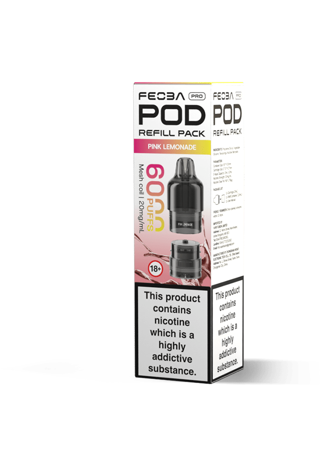 Buy Feoba Pro 6000+ Replacement Pods Pack of 5 - Bulk Vape Wholesale