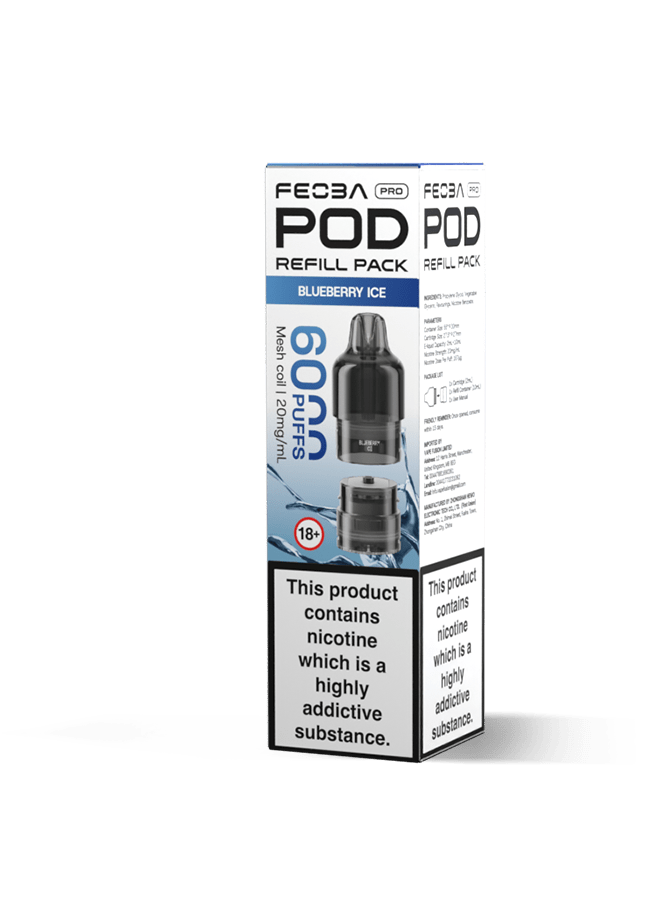 Buy Feoba Pro 6000+ Replacement Pods Pack of 5 - Bulk Vape Wholesale