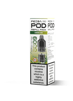Feoba Pro 6000+ Replacement Pods Pack of 5 Lemon Lime