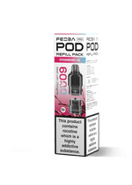 Feoba Pro 6000+ Replacement Pods Pack of 5 Strawberry Ice