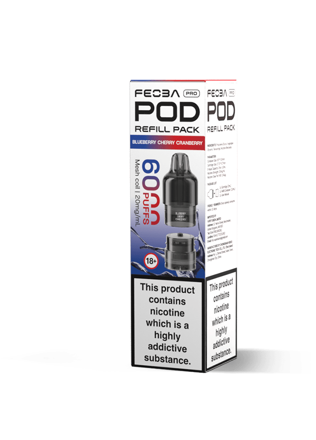 Buy Feoba Pro 6000+ Replacement Pods Pack of 5 - Bulk Vape Wholesale