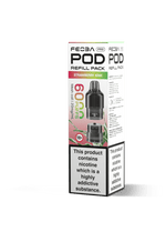 Feoba Pro 6000+ Replacement Pods Pack of 5 Strawberry Kiwi
