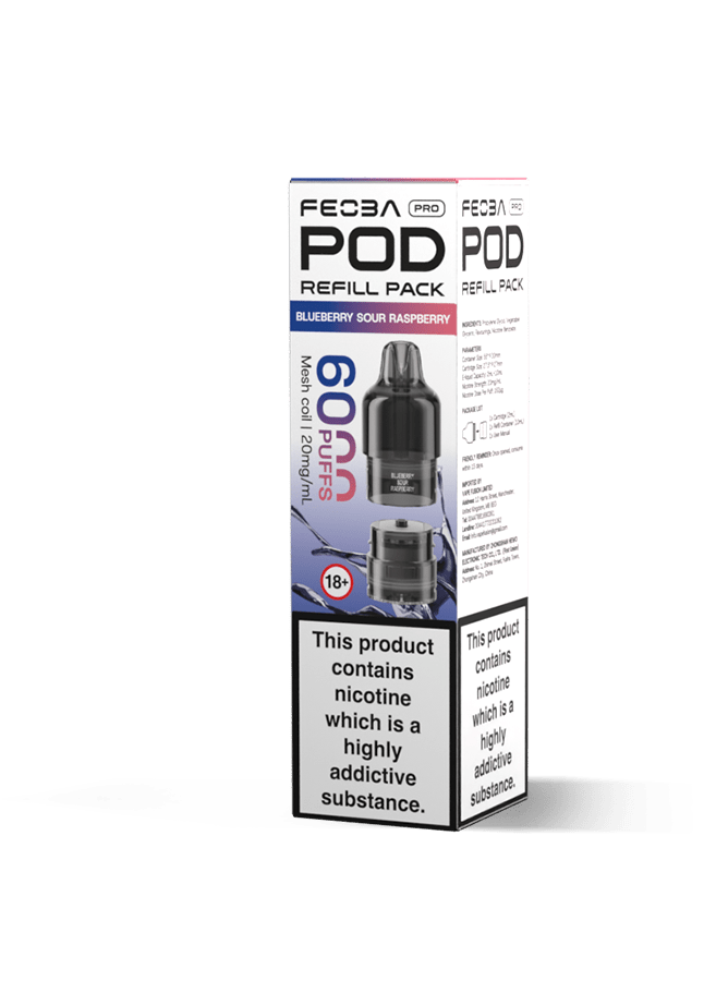 Buy Feoba Pro 6000+ Replacement Pods Pack of 5 - Bulk Vape Wholesale