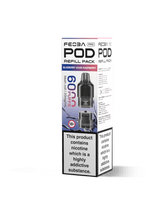 Feoba Pro 6000+ Replacement Pods Pack of 5 Blueberry Sour Raspberry
